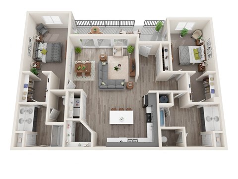 GH1 3D floor plan image